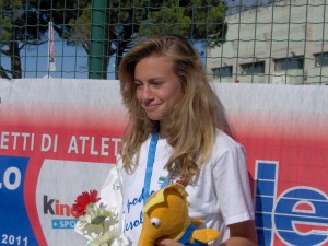 Giulia campionessa nazionale pentathlon 2011 cat.Cadette