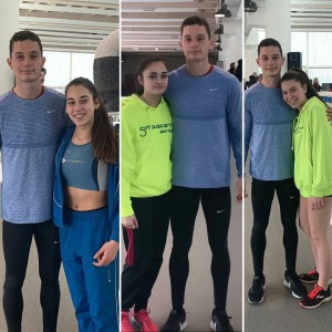 Allenamento speciale ieri a Bergamo per le nostre Chiara, Lara e Sofia, in compagnia di Filippo Tortu