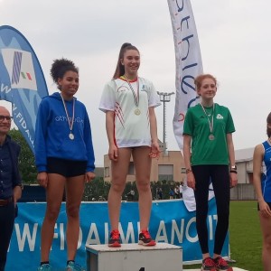 Campionessa provinciale cadette di salto in alto