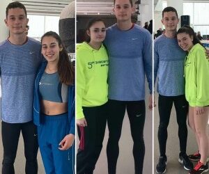 Allenamento speciale ieri a Bergamo per le nostre Chiara, Lara e Sofia, in compagnia di Filippo Tortu