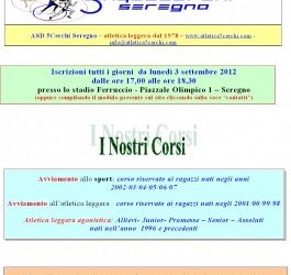 Iscrizioni anno 2012/13